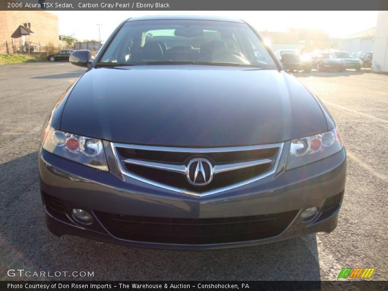 Carbon Gray Pearl / Ebony Black 2006 Acura TSX Sedan