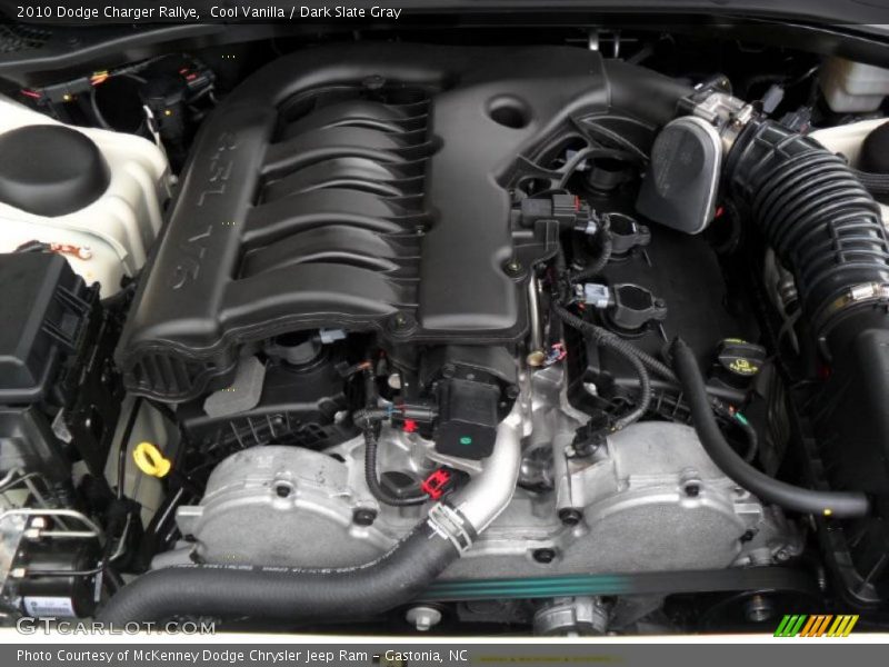 Cool Vanilla / Dark Slate Gray 2010 Dodge Charger Rallye
