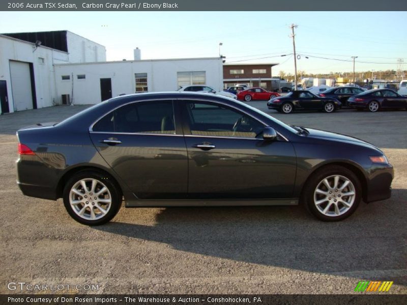 Carbon Gray Pearl / Ebony Black 2006 Acura TSX Sedan
