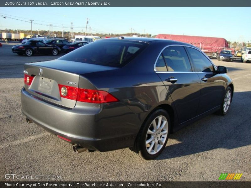Carbon Gray Pearl / Ebony Black 2006 Acura TSX Sedan