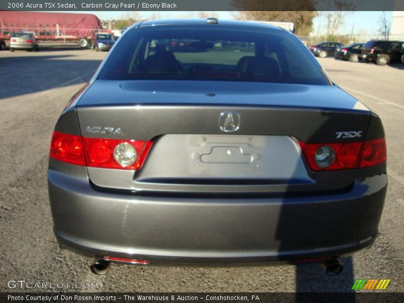 Carbon Gray Pearl / Ebony Black 2006 Acura TSX Sedan