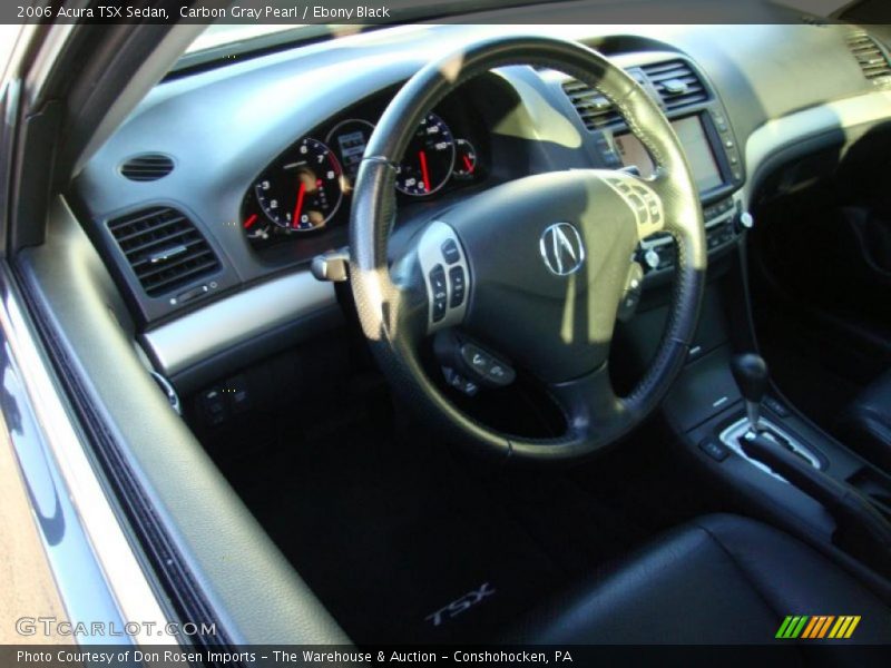 Carbon Gray Pearl / Ebony Black 2006 Acura TSX Sedan