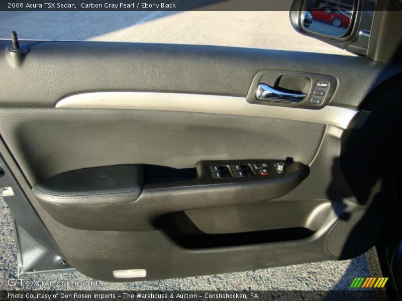 Carbon Gray Pearl / Ebony Black 2006 Acura TSX Sedan