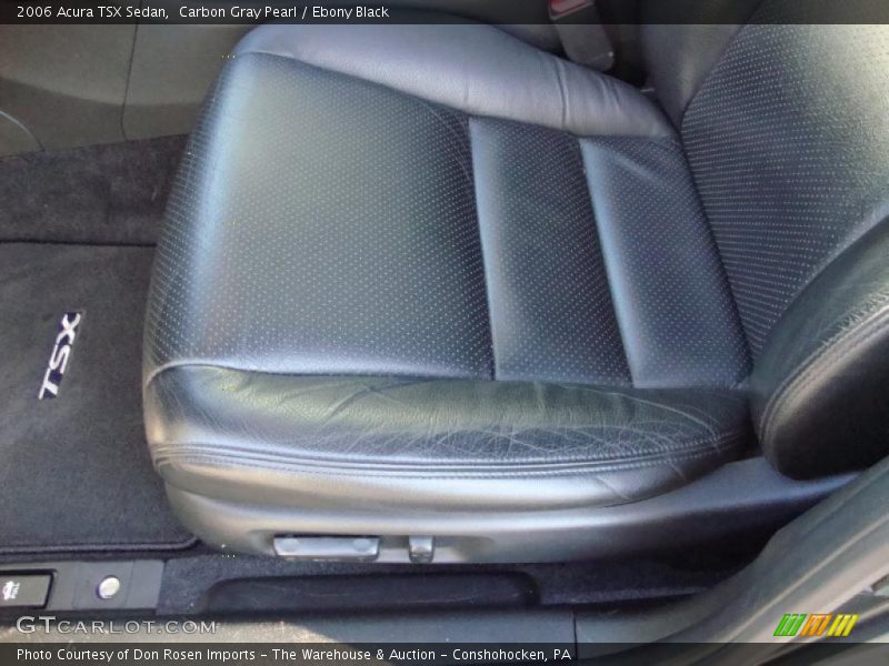 Carbon Gray Pearl / Ebony Black 2006 Acura TSX Sedan