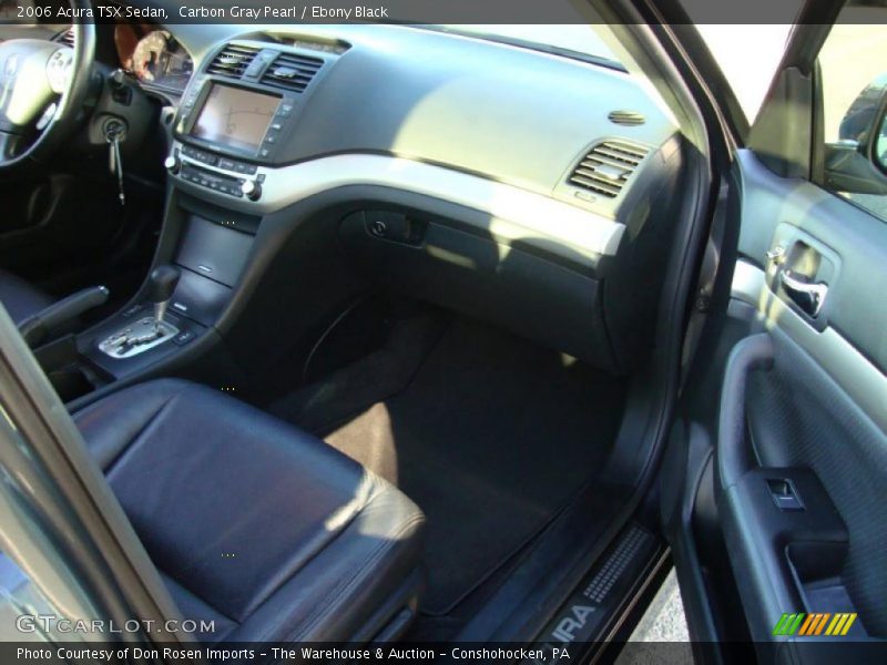 Carbon Gray Pearl / Ebony Black 2006 Acura TSX Sedan