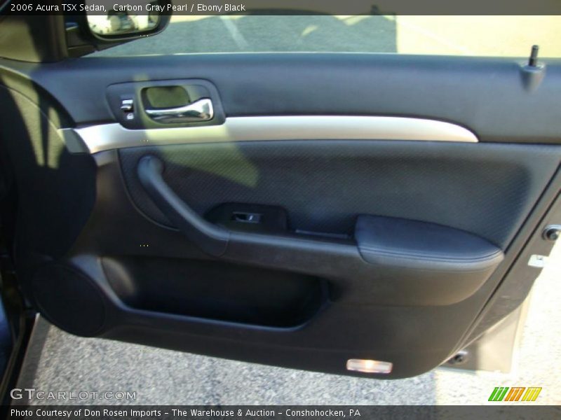 Carbon Gray Pearl / Ebony Black 2006 Acura TSX Sedan