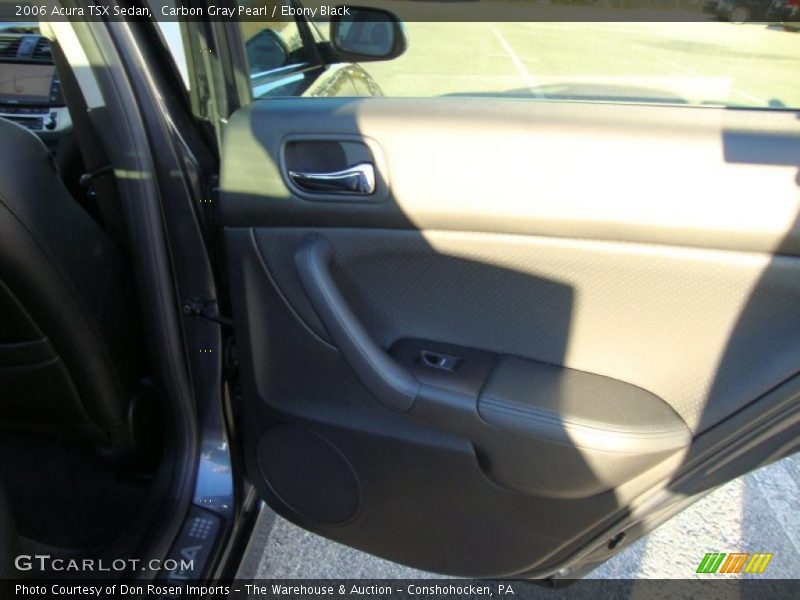 Carbon Gray Pearl / Ebony Black 2006 Acura TSX Sedan