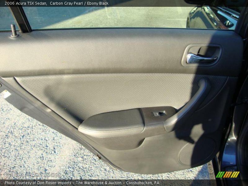 Carbon Gray Pearl / Ebony Black 2006 Acura TSX Sedan