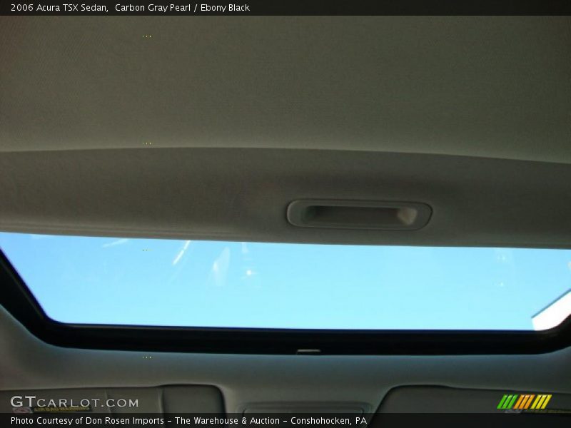 Carbon Gray Pearl / Ebony Black 2006 Acura TSX Sedan