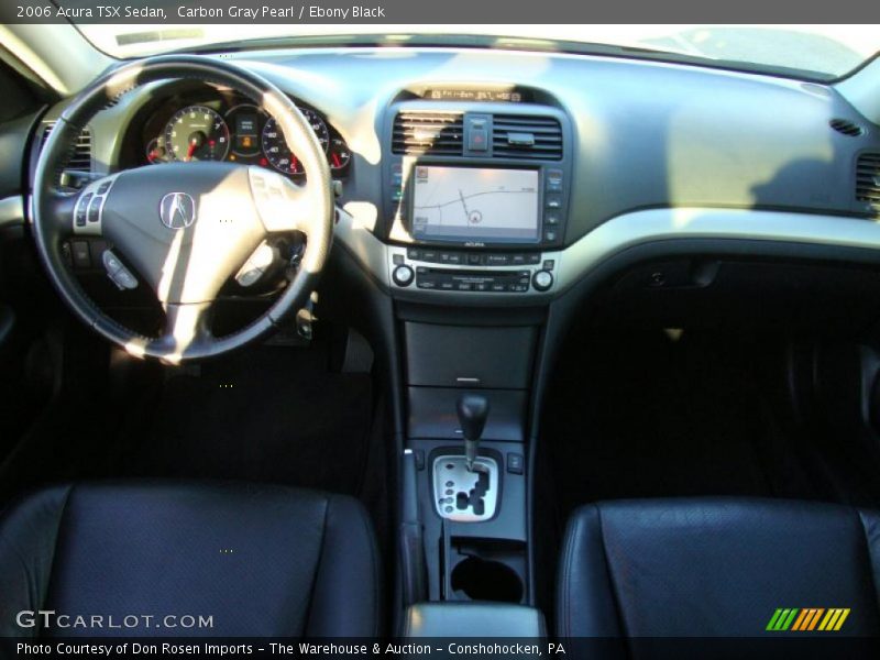 Carbon Gray Pearl / Ebony Black 2006 Acura TSX Sedan
