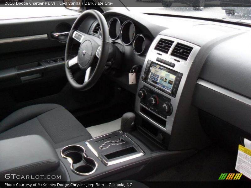 Cool Vanilla / Dark Slate Gray 2010 Dodge Charger Rallye