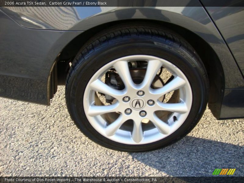 Carbon Gray Pearl / Ebony Black 2006 Acura TSX Sedan