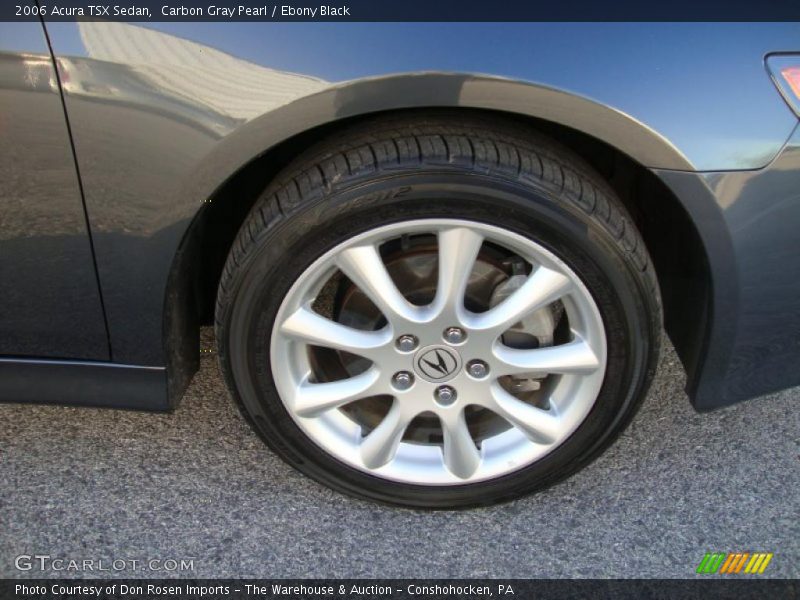 Carbon Gray Pearl / Ebony Black 2006 Acura TSX Sedan