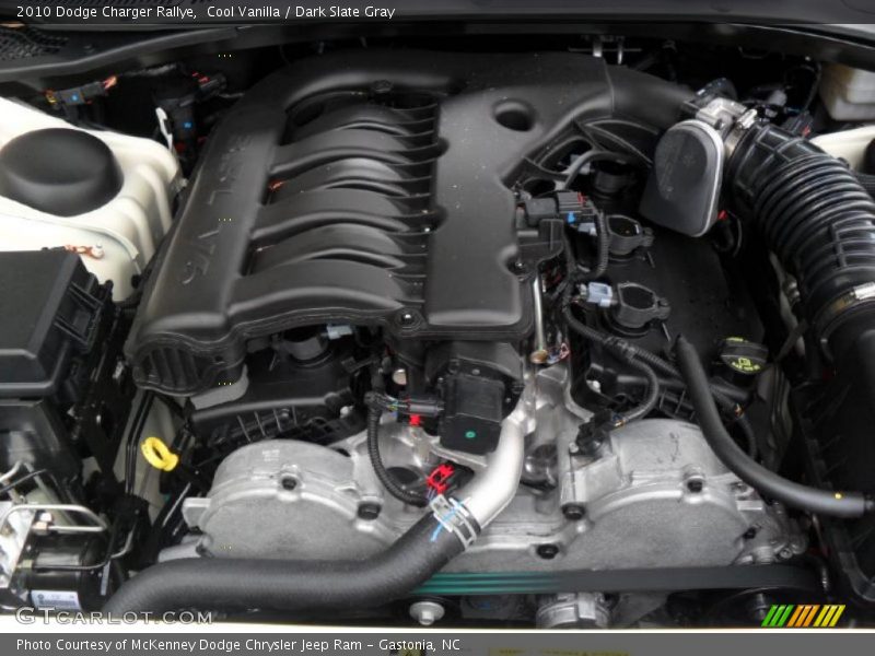 Cool Vanilla / Dark Slate Gray 2010 Dodge Charger Rallye