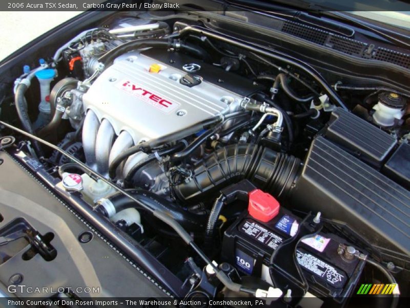 Carbon Gray Pearl / Ebony Black 2006 Acura TSX Sedan