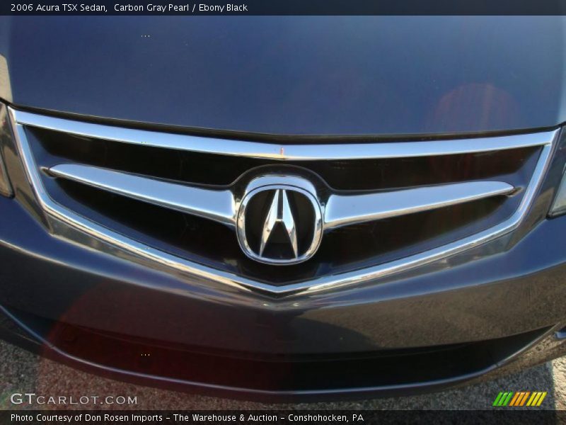 Carbon Gray Pearl / Ebony Black 2006 Acura TSX Sedan