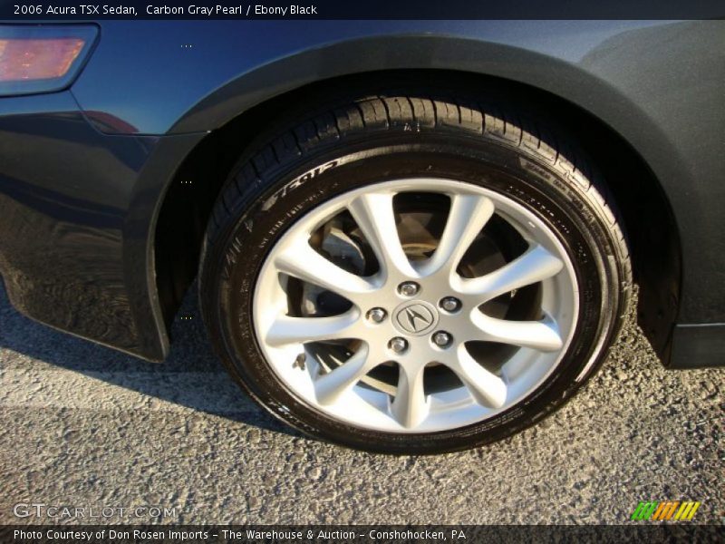 Carbon Gray Pearl / Ebony Black 2006 Acura TSX Sedan