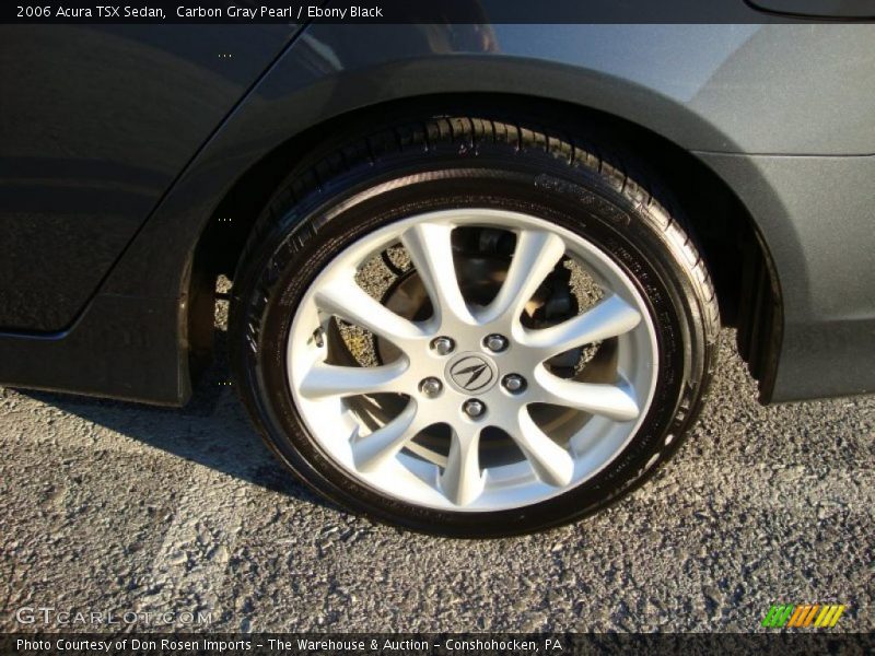 Carbon Gray Pearl / Ebony Black 2006 Acura TSX Sedan