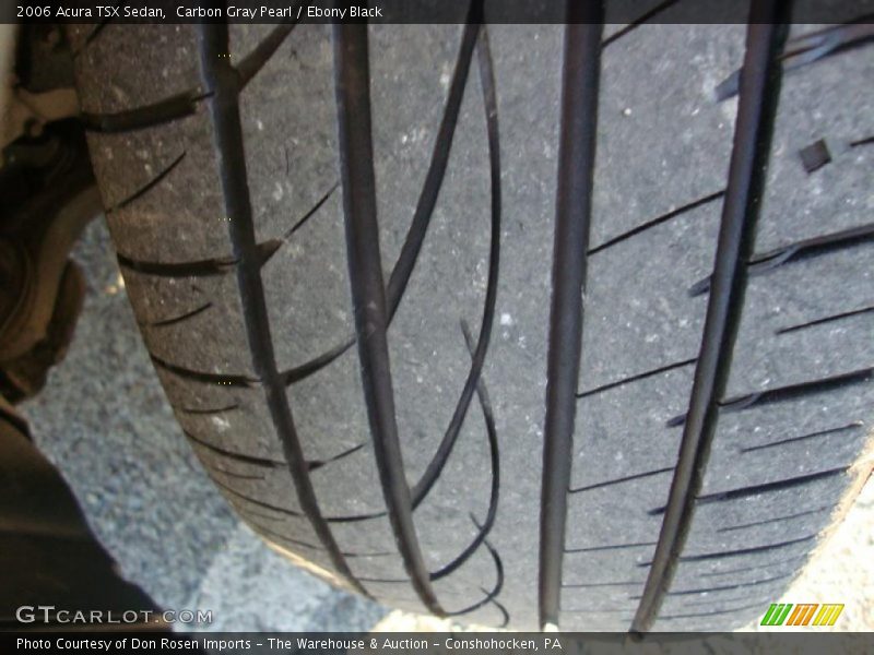 Carbon Gray Pearl / Ebony Black 2006 Acura TSX Sedan