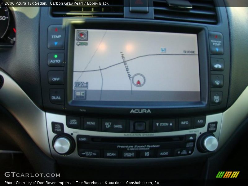 Carbon Gray Pearl / Ebony Black 2006 Acura TSX Sedan