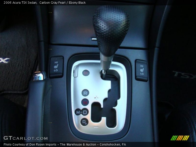 Carbon Gray Pearl / Ebony Black 2006 Acura TSX Sedan