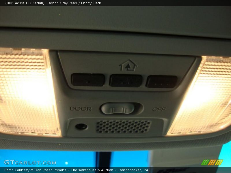 Carbon Gray Pearl / Ebony Black 2006 Acura TSX Sedan