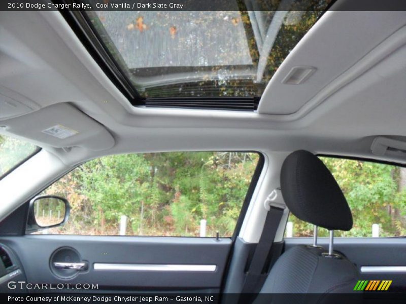 Cool Vanilla / Dark Slate Gray 2010 Dodge Charger Rallye