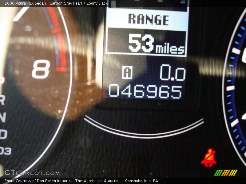 Carbon Gray Pearl / Ebony Black 2006 Acura TSX Sedan