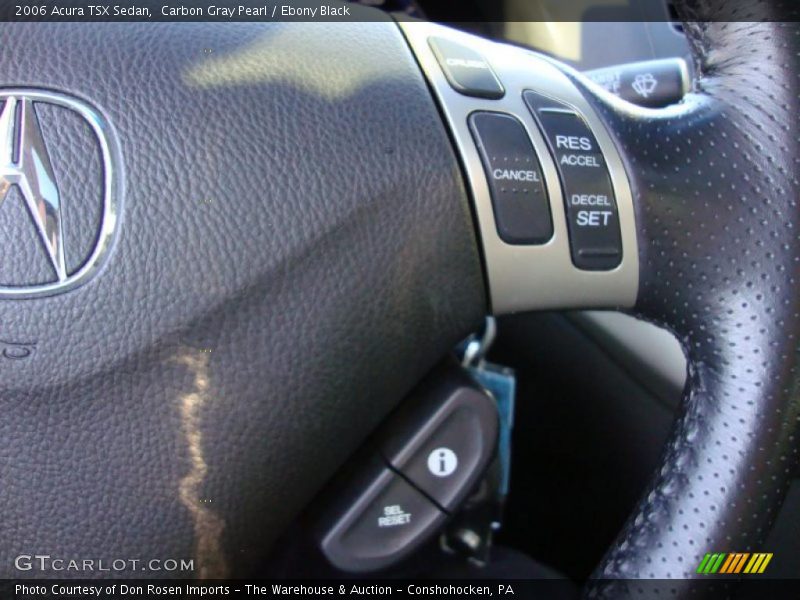 Carbon Gray Pearl / Ebony Black 2006 Acura TSX Sedan