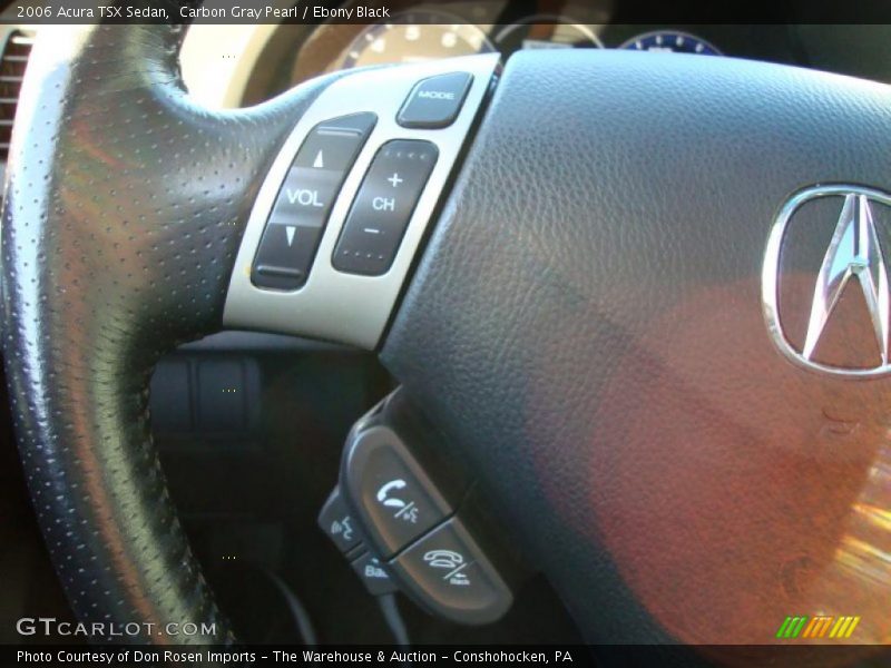 Carbon Gray Pearl / Ebony Black 2006 Acura TSX Sedan