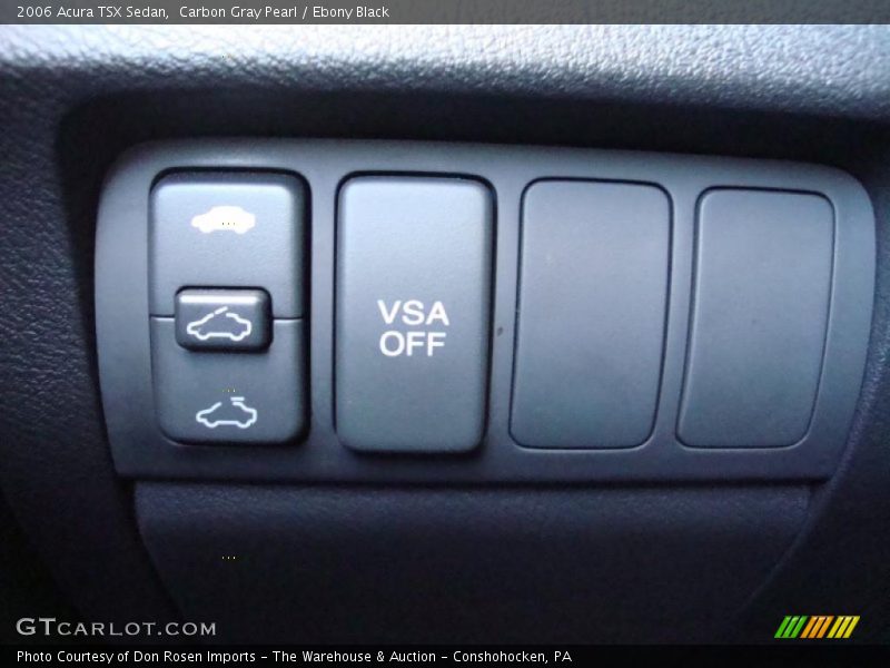 Carbon Gray Pearl / Ebony Black 2006 Acura TSX Sedan