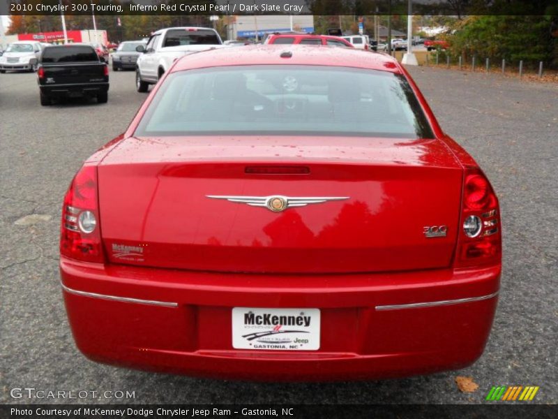 Inferno Red Crystal Pearl / Dark Slate Gray 2010 Chrysler 300 Touring