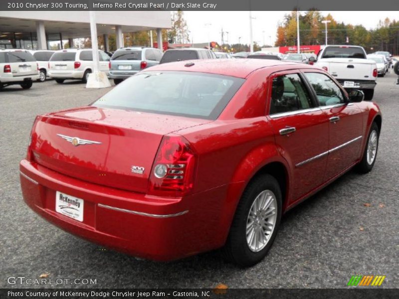 Inferno Red Crystal Pearl / Dark Slate Gray 2010 Chrysler 300 Touring