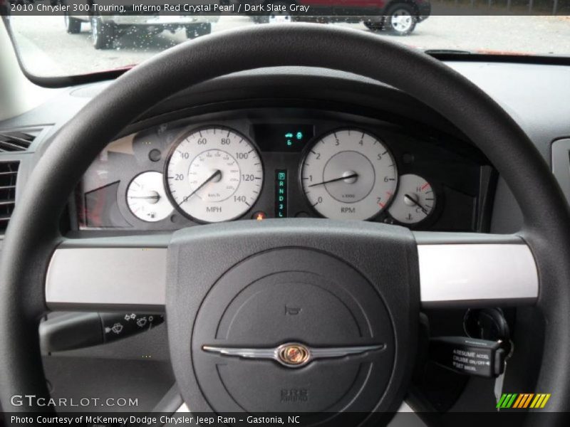 Inferno Red Crystal Pearl / Dark Slate Gray 2010 Chrysler 300 Touring