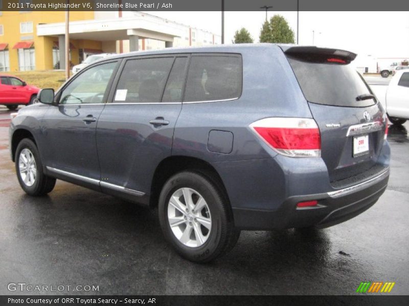 Shoreline Blue Pearl / Ash 2011 Toyota Highlander V6