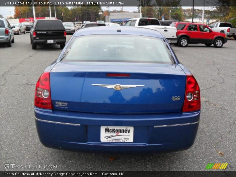 Deep Water Blue Pearl / Dark Slate Gray 2010 Chrysler 300 Touring