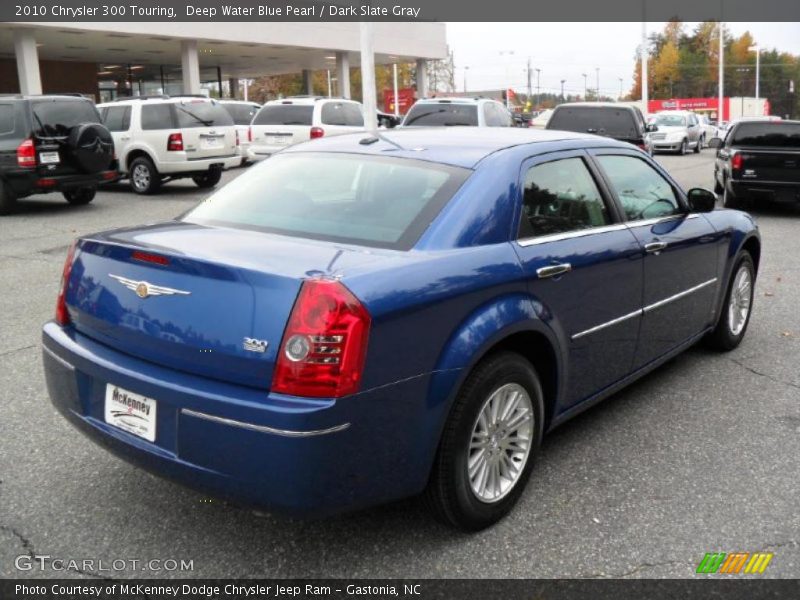 Deep Water Blue Pearl / Dark Slate Gray 2010 Chrysler 300 Touring