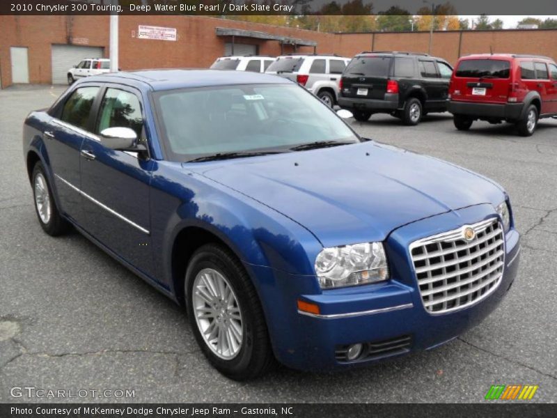 Deep Water Blue Pearl / Dark Slate Gray 2010 Chrysler 300 Touring