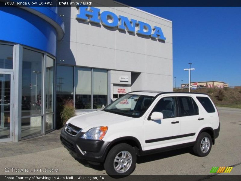 Taffeta White / Black 2003 Honda CR-V EX 4WD