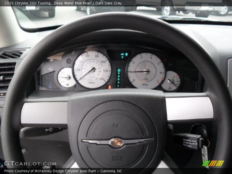 Deep Water Blue Pearl / Dark Slate Gray 2010 Chrysler 300 Touring