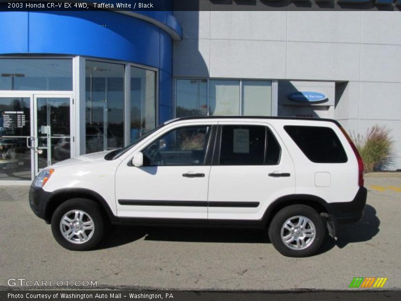 Taffeta White / Black 2003 Honda CR-V EX 4WD