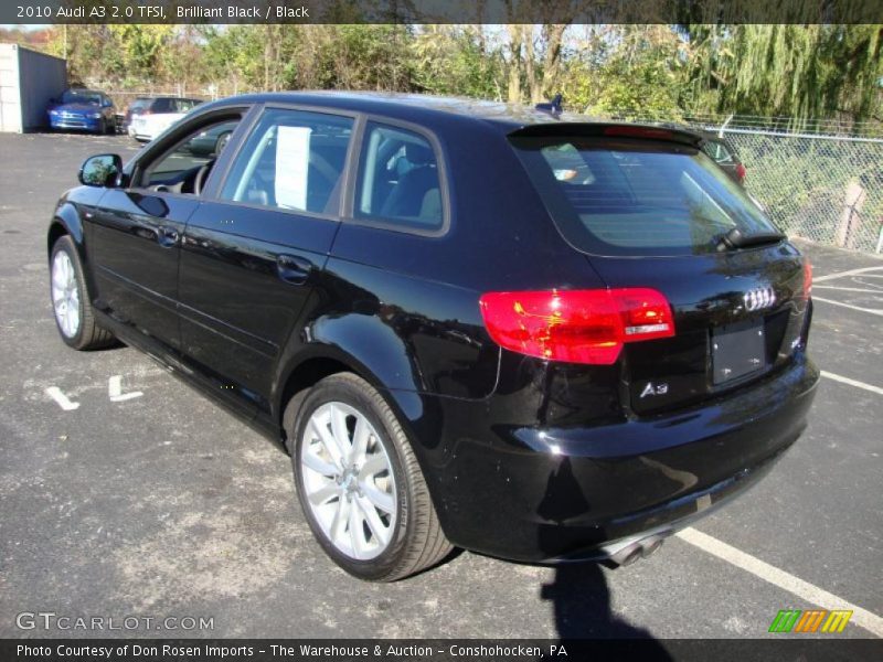 Brilliant Black / Black 2010 Audi A3 2.0 TFSI