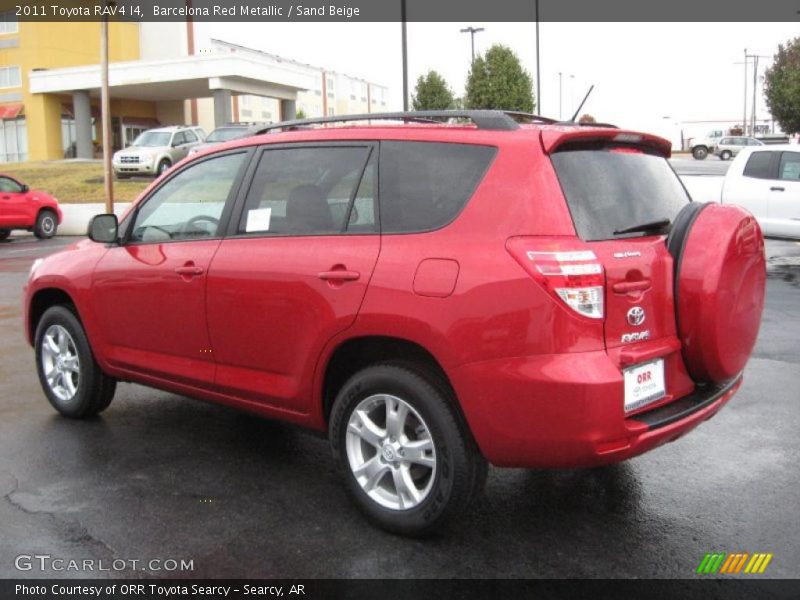 Barcelona Red Metallic / Sand Beige 2011 Toyota RAV4 I4