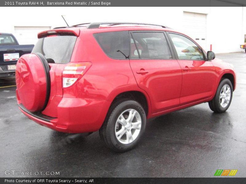 Barcelona Red Metallic / Sand Beige 2011 Toyota RAV4 I4