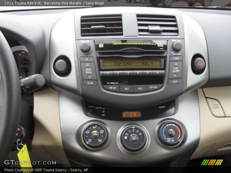 Controls of 2011 RAV4 I4