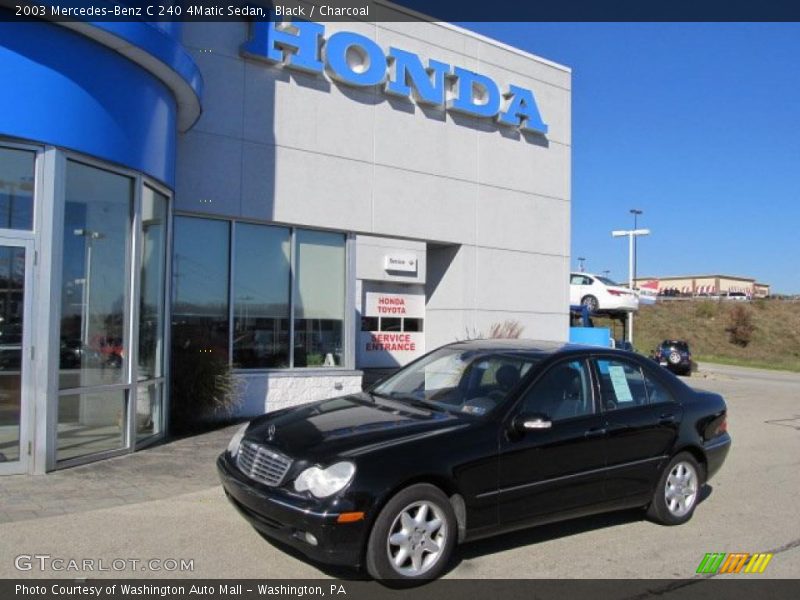 Black / Charcoal 2003 Mercedes-Benz C 240 4Matic Sedan
