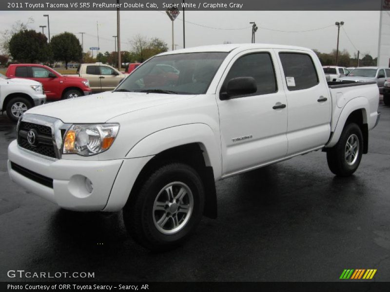  2011 Tacoma V6 SR5 PreRunner Double Cab Super White