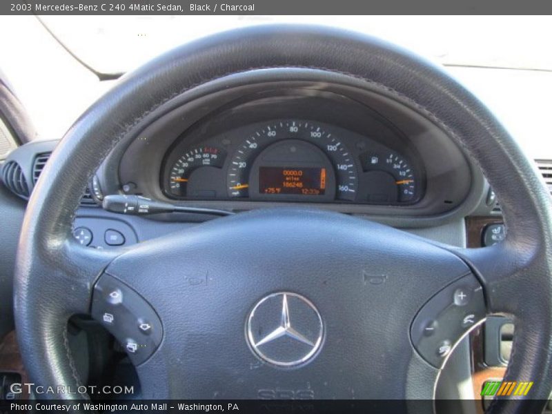 Black / Charcoal 2003 Mercedes-Benz C 240 4Matic Sedan