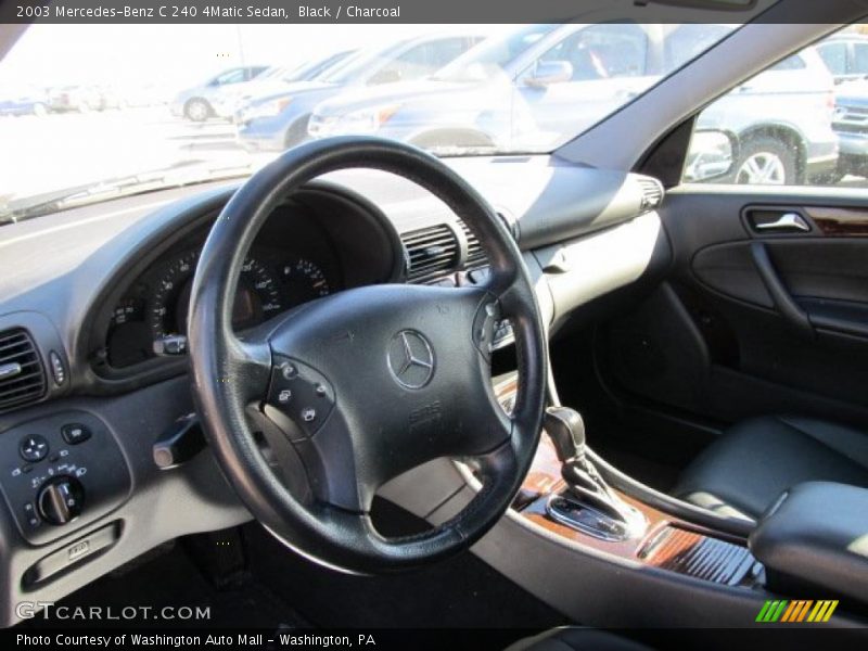 Black / Charcoal 2003 Mercedes-Benz C 240 4Matic Sedan