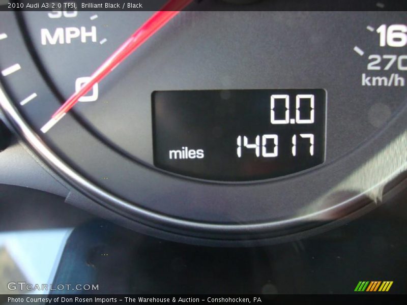 Brilliant Black / Black 2010 Audi A3 2.0 TFSI